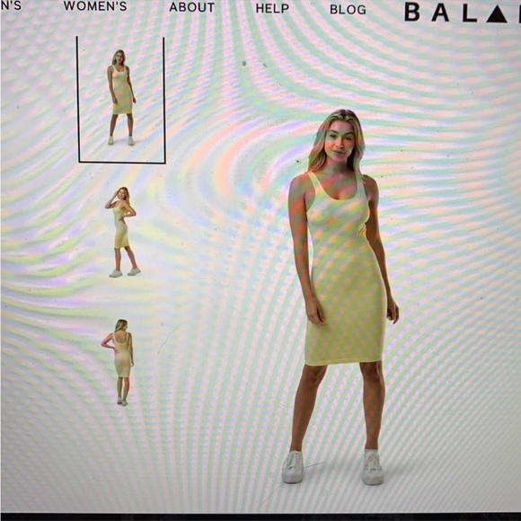 NWOT Balance Athletica the linear midi- dress - Picture 2 of 6